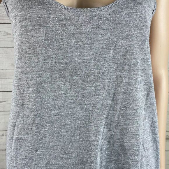 Gypsy 05 Hollywood Tank Top Gray Pink Tie Dye Semi-Sheer Silk Back - Picture 7 of 12